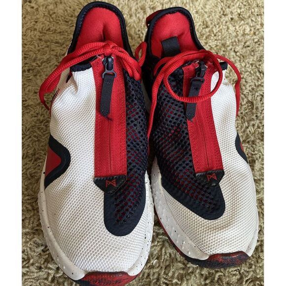 Nike Paul George 4. Men's Size 8.5 USA‎ CD5079-101 - Picture 1 of 8